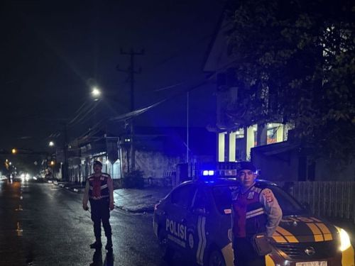 Jaga Kondusivitas Kota, Patroli Presisi Polres Metro Polda Lampung Hadir di Tengah Masyarakat